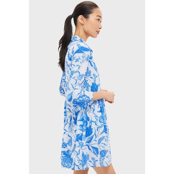 RO'S GARDEN Exclusive Blue Tiffany Deauville Mini Dress Size S NWT - Picture 4 of 8